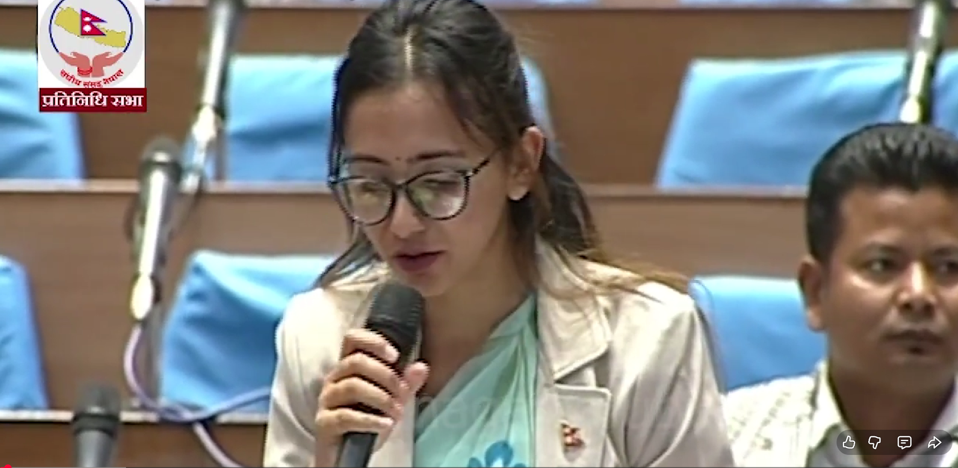 Dr Toshima Karki on Parliament