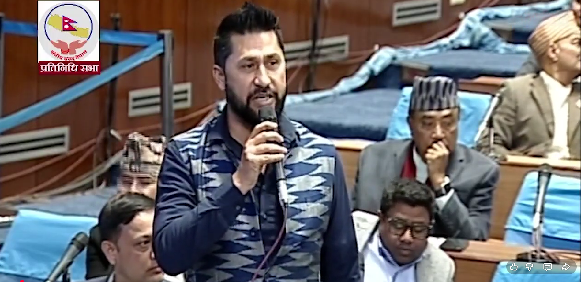 Ravi Lamichhane on Parliament